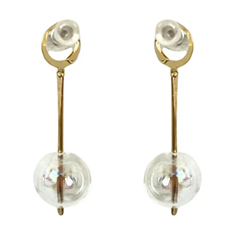 Mini Iridescent Bubble Dangle Earrings