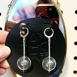 Mini Iridescent Bubble Dangle Earrings