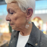 Celestial Glass Dangle Earrings