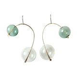 Celestial Glass Dangle Earrings