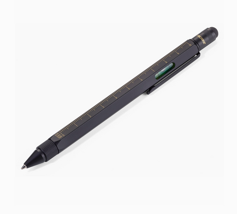 Troika Construction Ballpoint Tool Pen in Black-Gold