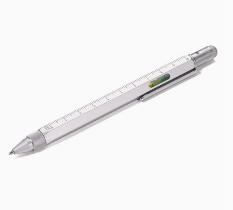 Troika Construction Ballpoint Tool Pen in Silver