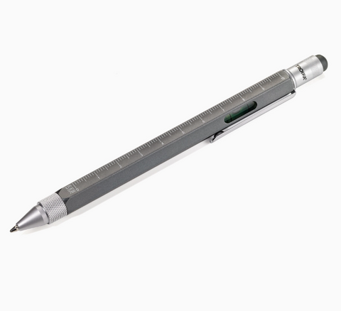 Troika Construction Ballpoint Tool Pen in Titanium