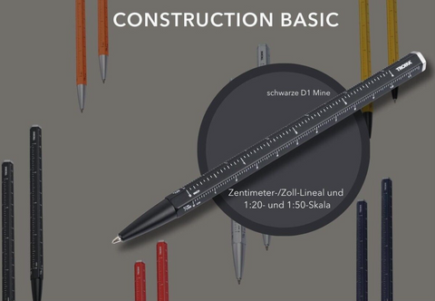 Troika Construction Basic Ballpoint Pen in Black