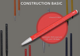 Troika Construction Basic Ballpoint Pen in Red