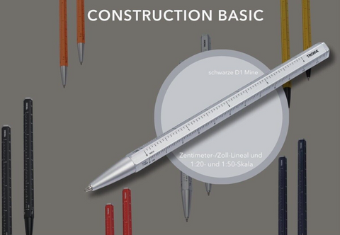 Troika Construction Basic Ballpoint Pen in Silver