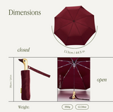 Duckhead Compact Umbrella in Cherry
