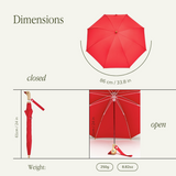 Duckling Kids Eco-Friendly Umbrella in Red