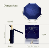 Duckhead Compact Umbrella in Navy