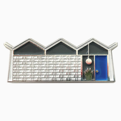 Folded Plate House Enamel Pin