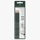 9000 Graphite Art Pencils (4B, 6B, 8B)