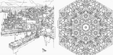 Fantastic Cities: A Coloring Book