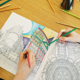 Fantastic Cities: A Coloring Book