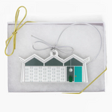 Acrylic Midcentury House Ornament - Folded Plate Roof