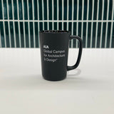Global Campus Matte Black Coffee Mug