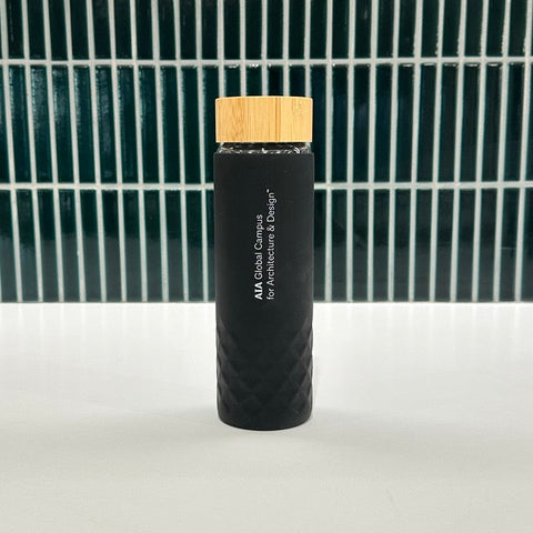 Global Campus Glass Water Bottle
