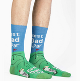 Men's Big & Tall Best Dad By Par Socks (Size 13-17)