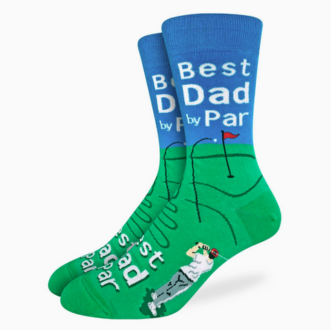 Men's Big & Tall Best Dad By Par Socks (Size 13-17)
