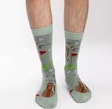 Men's Golf Green Socks (Size 7-12)