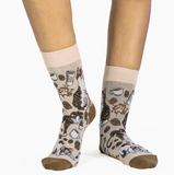 Women's Coffee Cat Socks (Size 5-9)