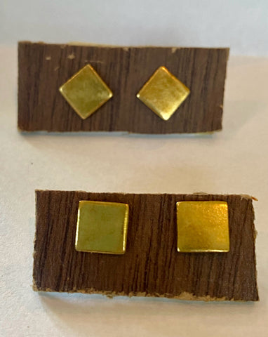 Square Stud Earrings