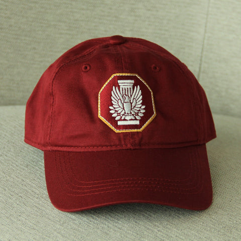 College of Fellows Port Authority® Baseball Cap in Burgundy
