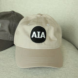 AIA Logo Baseball Cap in Light Grey