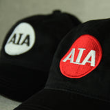 AIA Logo Baseball Cap in Black