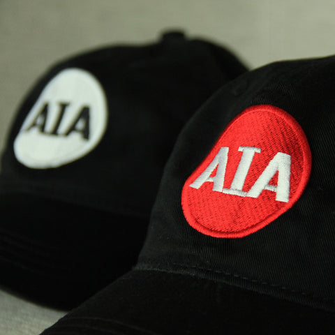 AIA Logo Baseball Cap in Black