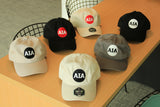 AIA Logo Baseball Cap in Black