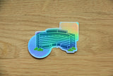 Global Campus Holographic Vinyl Sticker