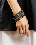 Bronze & Black Bracelet by La Mollla