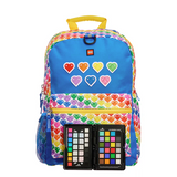 LEGO® Classic Backpack: Rainbow Hearts