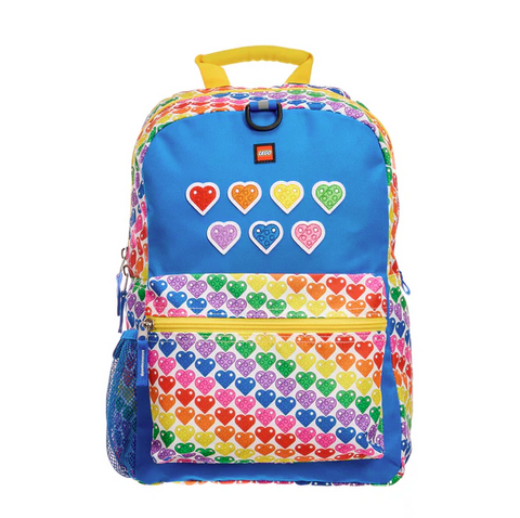 LEGO® Classic Backpack: Rainbow Hearts