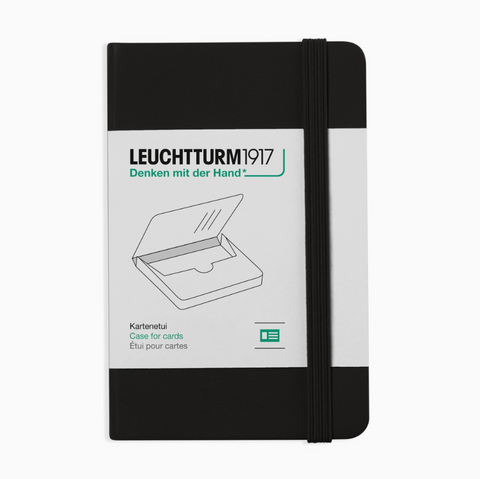 Leuchtturm1917 Business Card Case in Classic Black