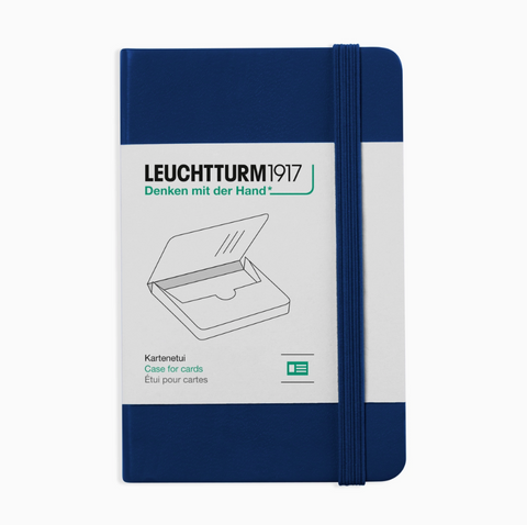 Leuchtturm1917 Business Card Case in Navy