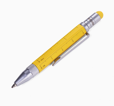 Troika "Liliput" Mini Construction Tool Pen in Yellow