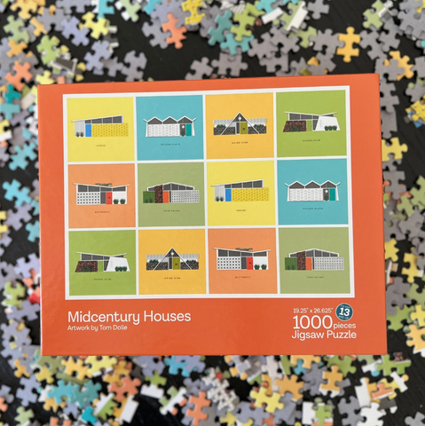 Midcentury Houses 1,000 Piece Puzzle