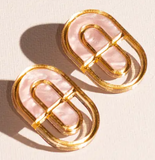 Devin No. 1 Multicolor Gold Statement Earrings