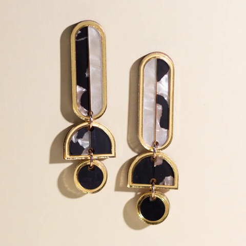 Lanie Gold Dangle Earrings