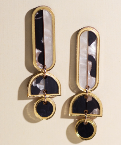 Lanie Gold Dangle Earrings