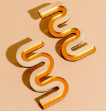 Vea Mini Gold Dangle Earrings