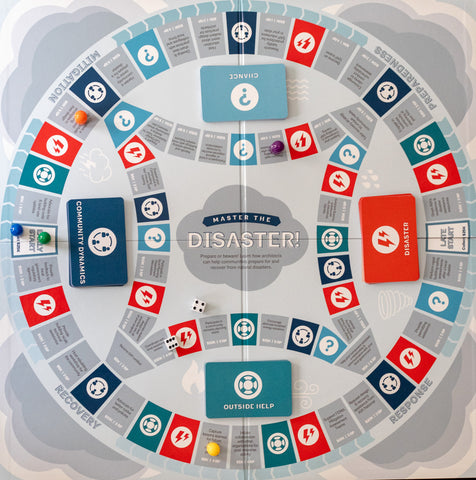 Disaster Game Card Master the Disaster Board Game – AIA Design Shop