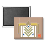 Frank Lloyd Wright Magnets, assorted styles