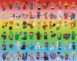 LEGO® Rainbow Minifigure Puzzle