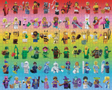 LEGO® Rainbow Minifigure Puzzle