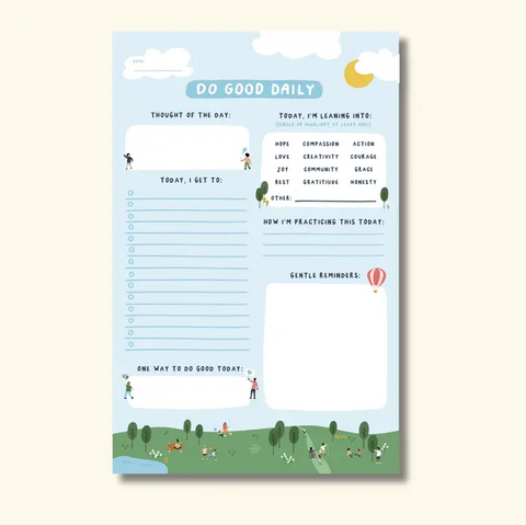 Do Good Daily Notepad
