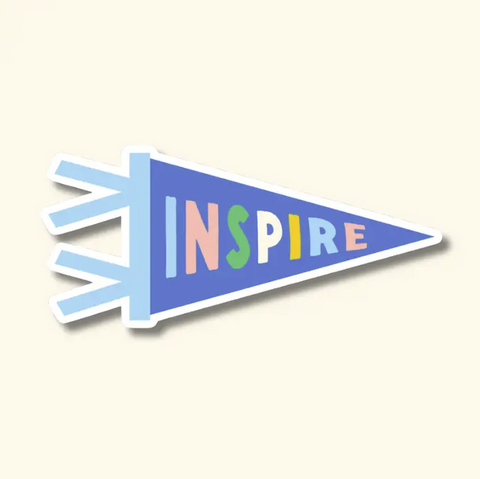 Inspire Pennant Sticker
