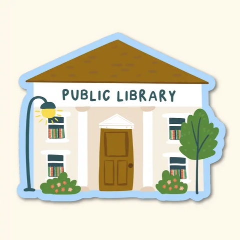 Public Library Sticker