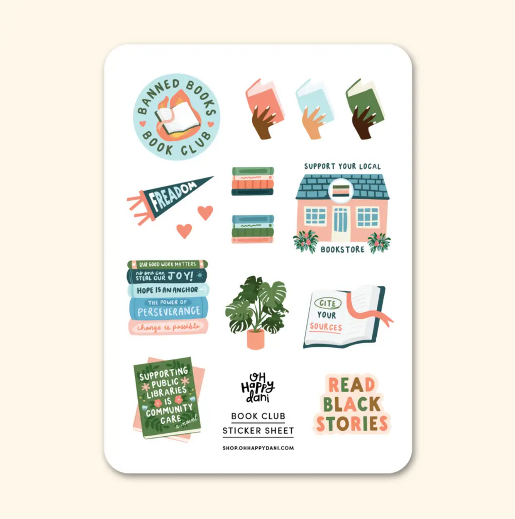 Book Club Sticker Sheet – AIA Design Shop